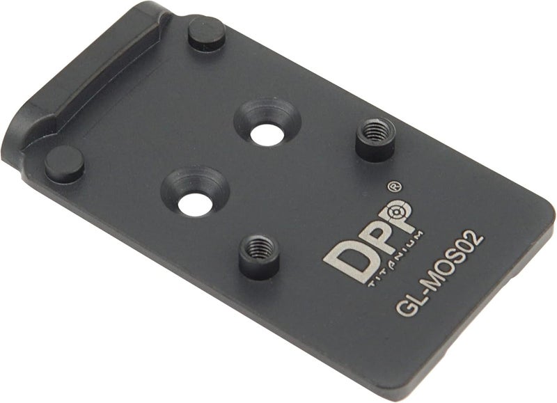 DPP Titanium Adapter Plate Compatible with Glock 17 19 MOS Holosun 407/507C/508T Trijicon RMR/SRO - Image 1